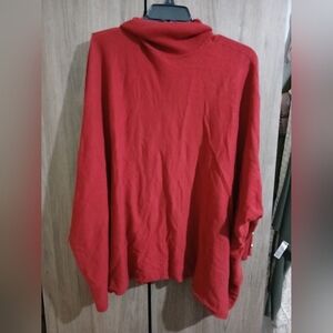 Red Turtleneck Sweater
